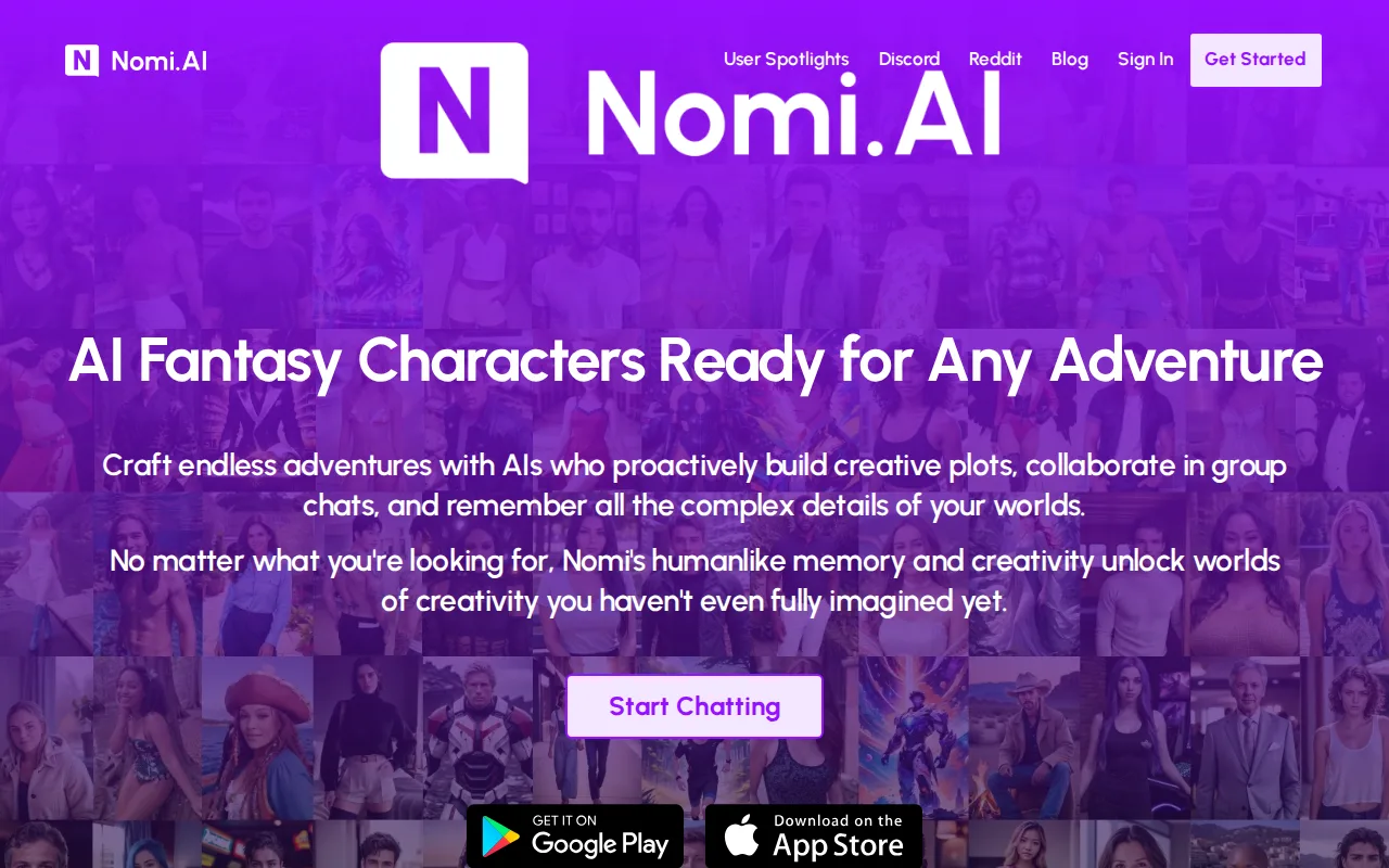 Nomi interface (2026) Nomi interface (2026)