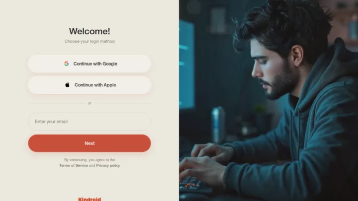 Kindroid interface (2026)