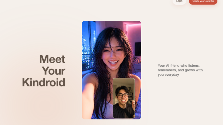 Kindroid interface (2026)