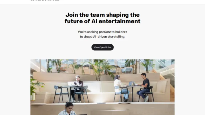 Character.AI interface (2026)