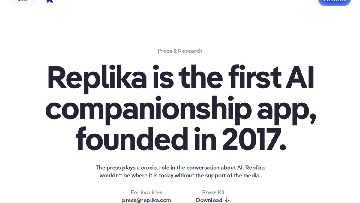 Replika interface (2026) Replika interface (2026)