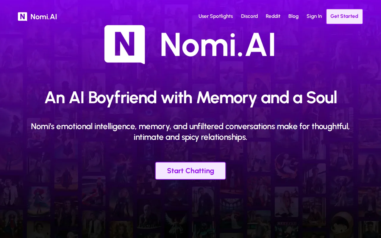 Nomi interface (2026)