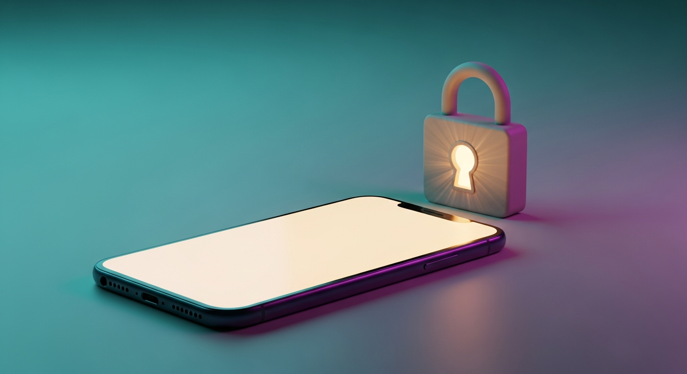 A smartphone beside a glowing padlock, representing Replika features locked behind the Pro paywall A smartphone beside a glowing padlock, representing Replika features locked behind the Pro paywall